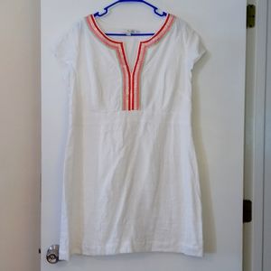 Boden Sequin Embellished White Dress US 14R